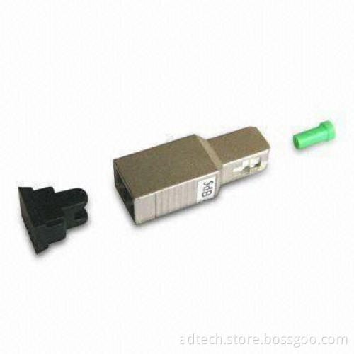 SC/APC Plug-in Attenuator, SM, 5dB, GR-910- and UL94-V0-compliant